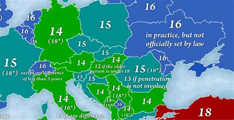 Age of consent in Europe